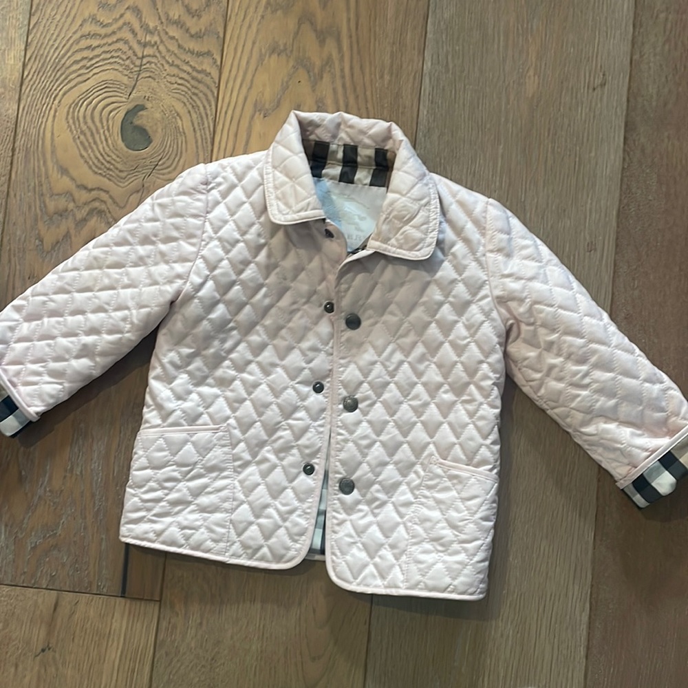 Burberry coat. Size 18M. Like new.